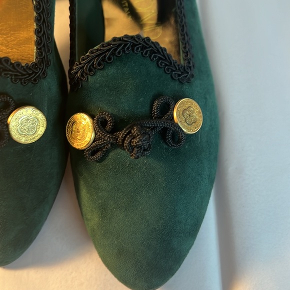 Vintage Joan & David Velvet Loafers - Picture 2 of 8